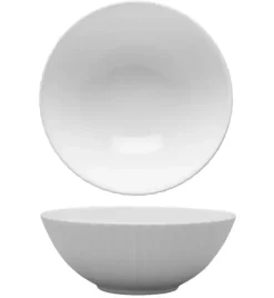 LUBIANA DAISY Salaterka 17 cm | biała porcelana | luz x 6 sztuk