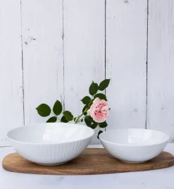 LUBIANA DAISY Salaterka 21 cm x 6 sztuk | biała porcelana | luz