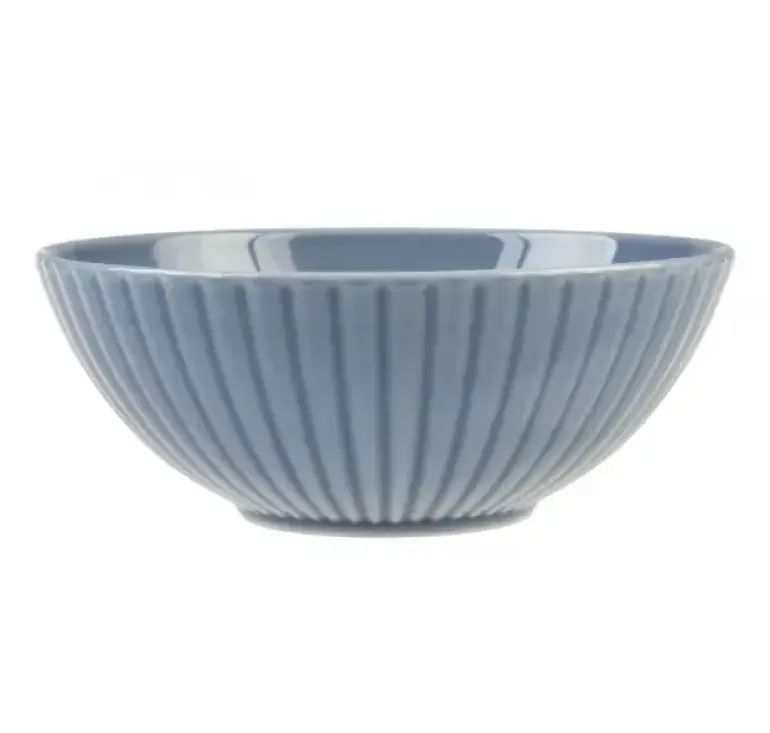 LUBIANA DAISY SEASIDE K9 Komplet 6 x salaterka 17 cm / szaro - niebieski