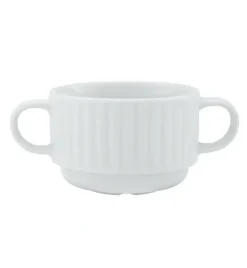 LUBIANA DAISY Serwis obiadowo - kawowy 6 osób / 46 elementów | biała porcelana