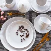 LUBIANA DAISY Serwis obiadowy 12 osób / 36 elementów | biała porcelana