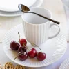 LUBIANA DAISY Serwis obiadowo - kawowy 18 osób / 130 elementów | biała porcelana