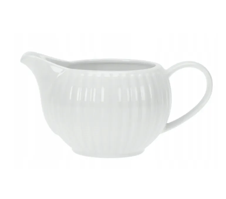 LUBIANA DAISY Sosjerka 700 ml | biała porcelana
