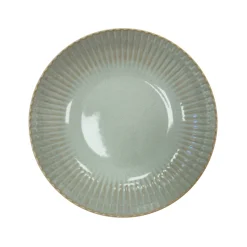 LUBIANA DAISY STONEWARE EUKALIPTUS | Serwis obiadowy 18 elementów dla 6 osób | kolor zielony