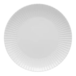 LUBIANA DAISY 6x Talerz obiadowy płytki 27 cm | 6 el dla 6 os | biała porcelana
