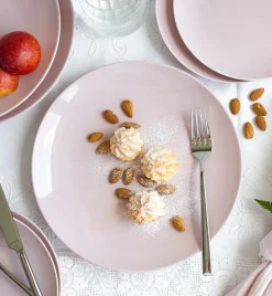 LUBIANA ETO MODERN K7 OPK Serwis obiadowy 72 el / 24 os / różowy / porcelana ręcznie malowana