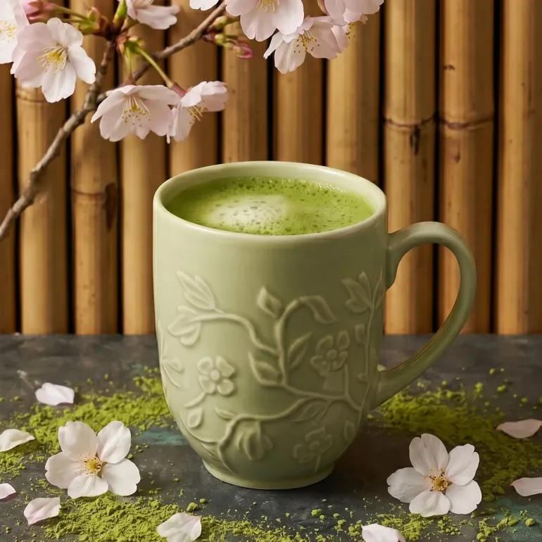 LUBIANA HANAMI KD LIMONKOWY Kubek 350 ml x 12 sztuk / zdobiona porcelana luz