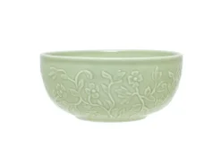 LUBIANA HANAMI KD LIMONKOWY Serwis obiadowy 120 el 24 os / zdobiona porcelana luz