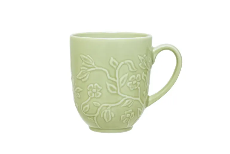 LUBIANA HANAMI KD LIMONKOWY Serwis obiadowy 48 el 12 os / zdobiona porcelana luz