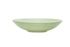 LUBIANA HANAMI KD LIMONKOWY Talerz głęboki 21,5 cm x 6 sztuk / zdobiona porcelana luz