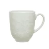 LUBIANA HANAMI KE KREMOWY Serwis obiadowy z kubkiem 24 el 6 os / zdobiona porcelana luz