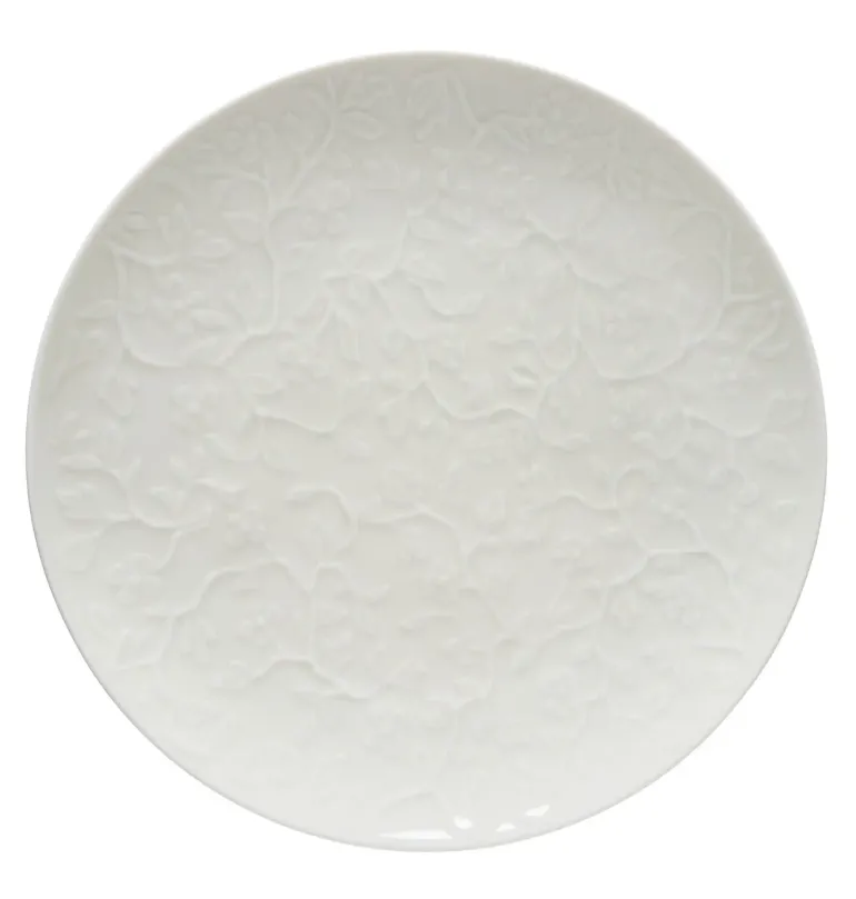 LUBIANA HANAMI KE KREMOWY Serwis obiadowy 90 el 18 os / zdobiona porcelana luz