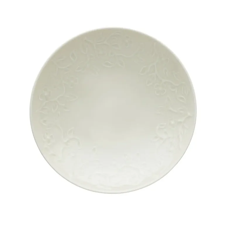 LUBIANA HANAMI KE KREMOWY Serwis obiadowy 54 el 18 os / zdobiona porcelana luz