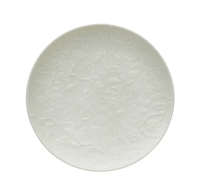 LUBIANA HANAMI KE KREMOWY Serwis obiadowy 54 el 18 os / zdobiona porcelana luz