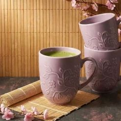 LUBIANA HANAMI KR LAWENDA Kubek 350 ml x 12 sztuk / zdobiona porcelana luz