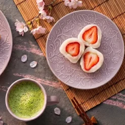 LUBIANA HANAMI KR LAWENDA Serwis obiadowy 72 el 18 os / zdobiona porcelana luz