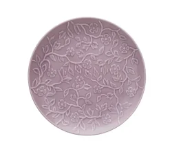 LUBIANA HANAMI KR LAWENDA Talerz deserowy 20,5 cm x 12 sztuk / zdobiona porcelana luz