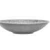 LUBIANA HANAMI K1 SZARY Talerz głęboki 21,5 cm / zdobiona porcelana luz