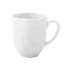 LUBIANA HANAMI Serwis obiadowy 120 el / 24 os z kubkami i salaterkami | biała porcelana