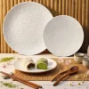 LUBIANA HANAMI Serwis obiadowy 18 el / 6 osób | biała porcelana