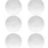 LUBIANA HANAMI Talerz głęboki 21,5 cm x 6 sztuk / biała porcelana luz