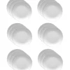 LUBIANA HOTEL BOSS 18x Talerz płytki 17 cm | biały | porcelana