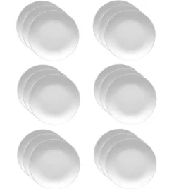 LUBIANA HOTEL BOSS 18x Talerz płytki 17 cm | biały | porcelana