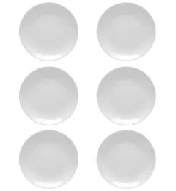 LUBIANA HOTEL BOSS 6x Talerz płytki 23 cm | biały | porcelana