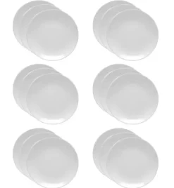 LUBIANA HOTEL BOSS 18x Talerz płytki 23 cm | biały | porcelana