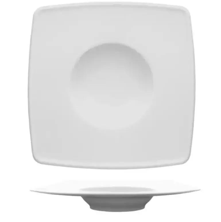 LUBIANA HOTEL | Victoria Talerz do deserów 26 cm | biały | porcelana