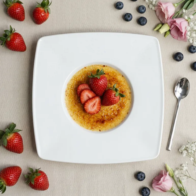 LUBIANA HOTEL | Victoria Talerz do deserów 26 cm | biały | porcelana