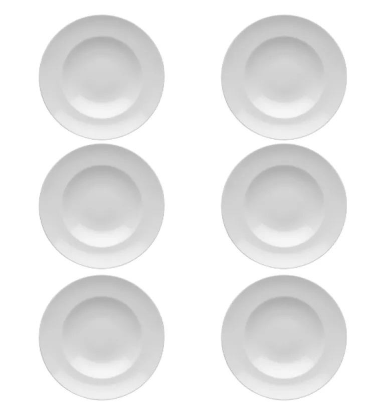 LUBIANA KASZUB/HEL 0223 Talerz głęboki 27 cm- 6 SZT. | porcelana
