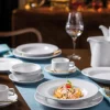 LUBIANA KASZUB/HEL 0236 Talerz płytki 28 cm - 12 SZT. | porcelana
