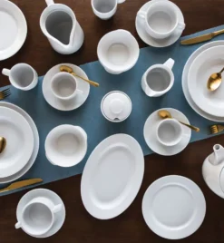 LUBIANA KASZUB/HEL 0236 Talerz płytki 28 cm - 12 SZT. | porcelana