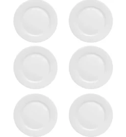 LUBIANA KASZUB / HEL 0228 Talerz płytki 17 cm - 6 SZT. | porcelana