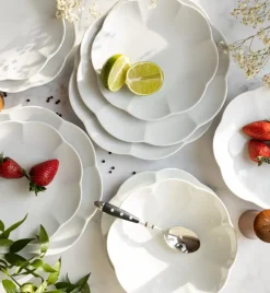 LUBIANA NAOMI Serwis obiadowy 12 osób / 36 elementów | biała porcelana