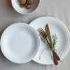 LUBIANA ORIENTAL | BIAŁY | Talerz obiadowy 25 cm - 6 SZT. | porcelana luz