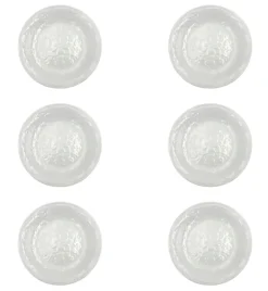 LUBIANA ORIENTAL | BIAŁY | Talerz deserowy 21 cm x 6 SZT. | porcelana luz