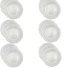 LUBIANA ORIENTAL | BIAŁY | Talerz deserowy 21 cm x 18 SZT. | porcelana luz