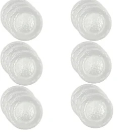 LUBIANA ORIENTAL | BIAŁY | Talerz deserowy 21 cm x 18 SZT. | porcelana luz