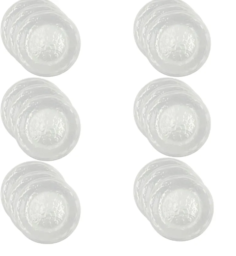 LUBIANA ORIENTAL | BIAŁY | Talerz deserowy 21 cm x 18 SZT. | porcelana luz