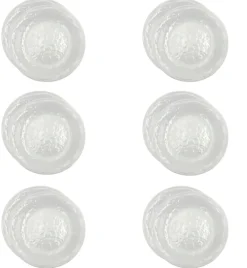 LUBIANA ORIENTAL | BIAŁY | Talerz deserowy 21 cm x 12 SZT. | porcelana luz