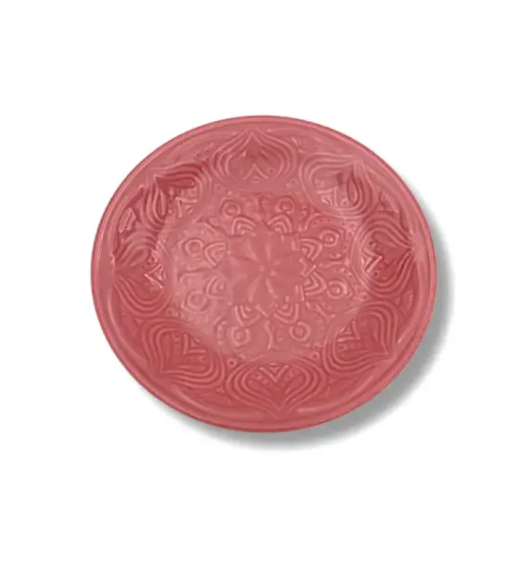 LUBIANA ORIENTAL | KK00 | KORAL | Talerz obiadowy 25 cm | porcelana luz