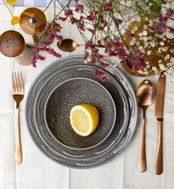 LUBIANA ORIENTAL | KM00 | SZARY | Salaterka 15 cm | porcelana luz