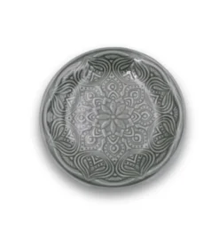 LUBIANA ORIENTAL | KM00 | SZARY | Talerz obiadowy 25 cm | porcelana luz