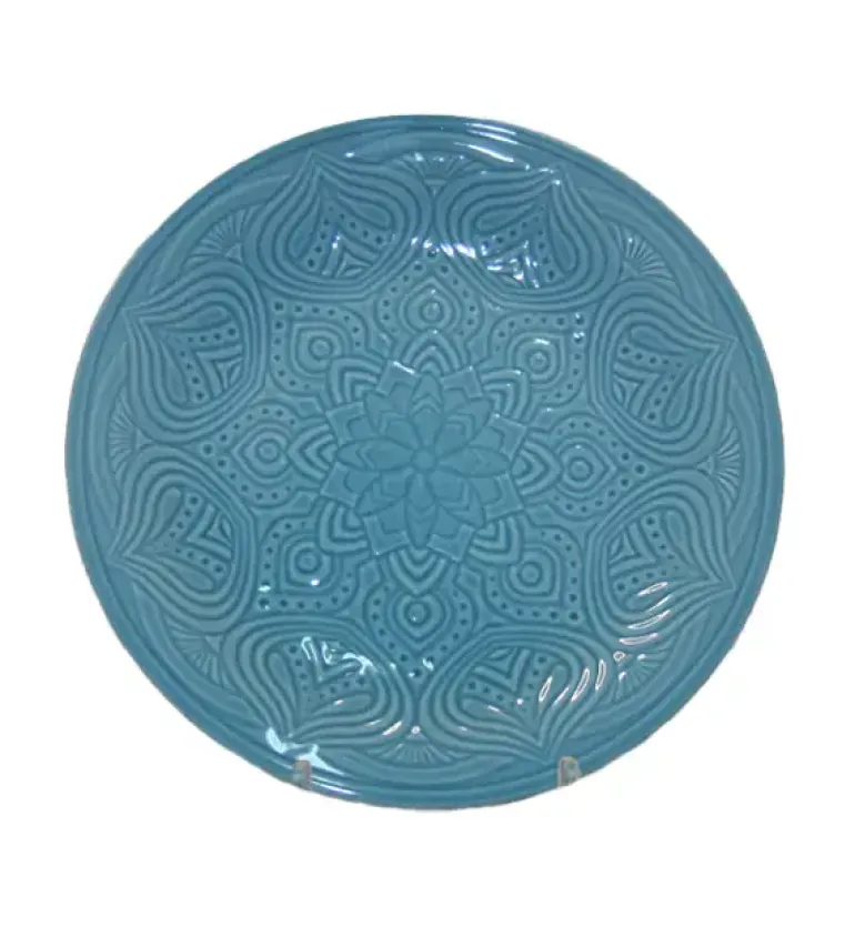 LUBIANA ORIENTAL | K6 NIEBIESKI | Talerz obiadowy 25 cm | porcelana luz