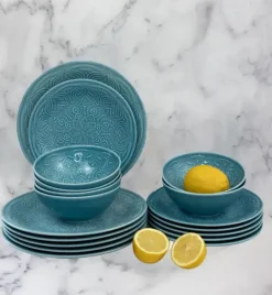 LUBIANA ORIENTAL | K6 NIEBIESKI | Serwis obiadowy 18/54 el | porcelana