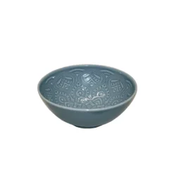 LUBIANA ORIENTAL | K9 SZARO - NIEBIESKI | Salaterka 15 cm | porcelana luz