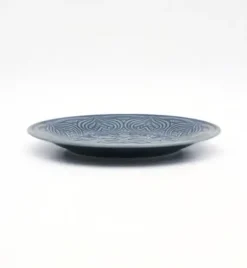 LUBIANA ORIENTAL | K9 SZARO-NIEBIESKI | Serwis obiadowy 6/18 el | porcelana