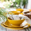 LUBIANA ORIENTAL | KY ŻÓŁTY | Salaterka 15 cm - 6 SZT | porcelana luz